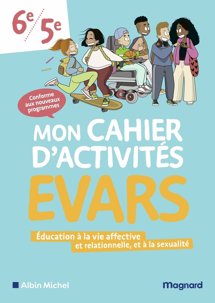 Feuilleter en intégralité le cahier d'activités EVARS 6e/5e