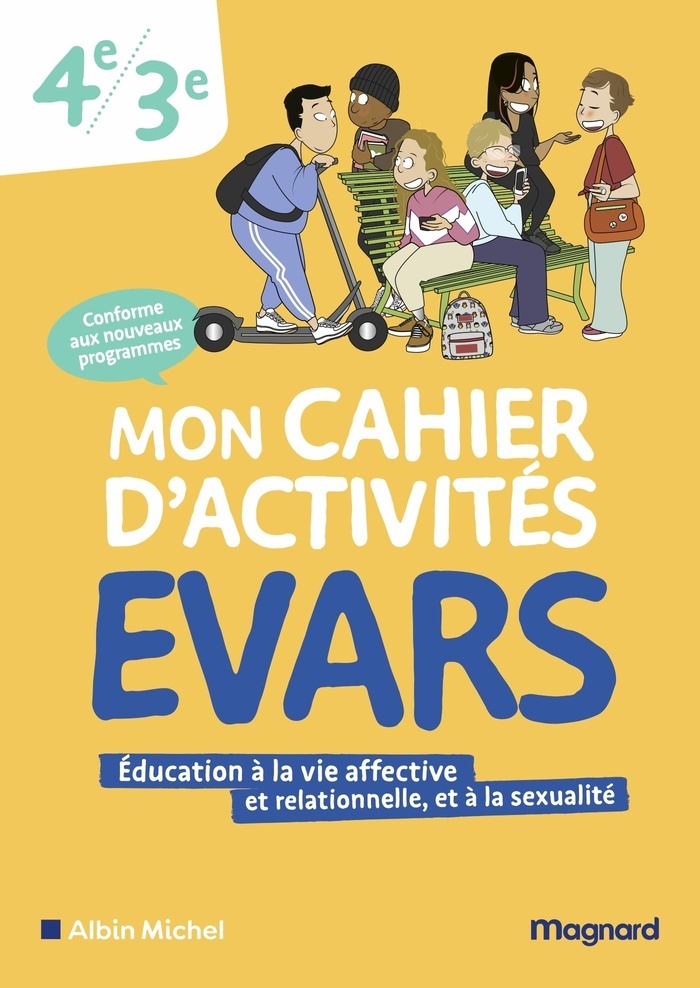 Feuilleter en intégralité le cahier d'activités EVARS 4e/3e